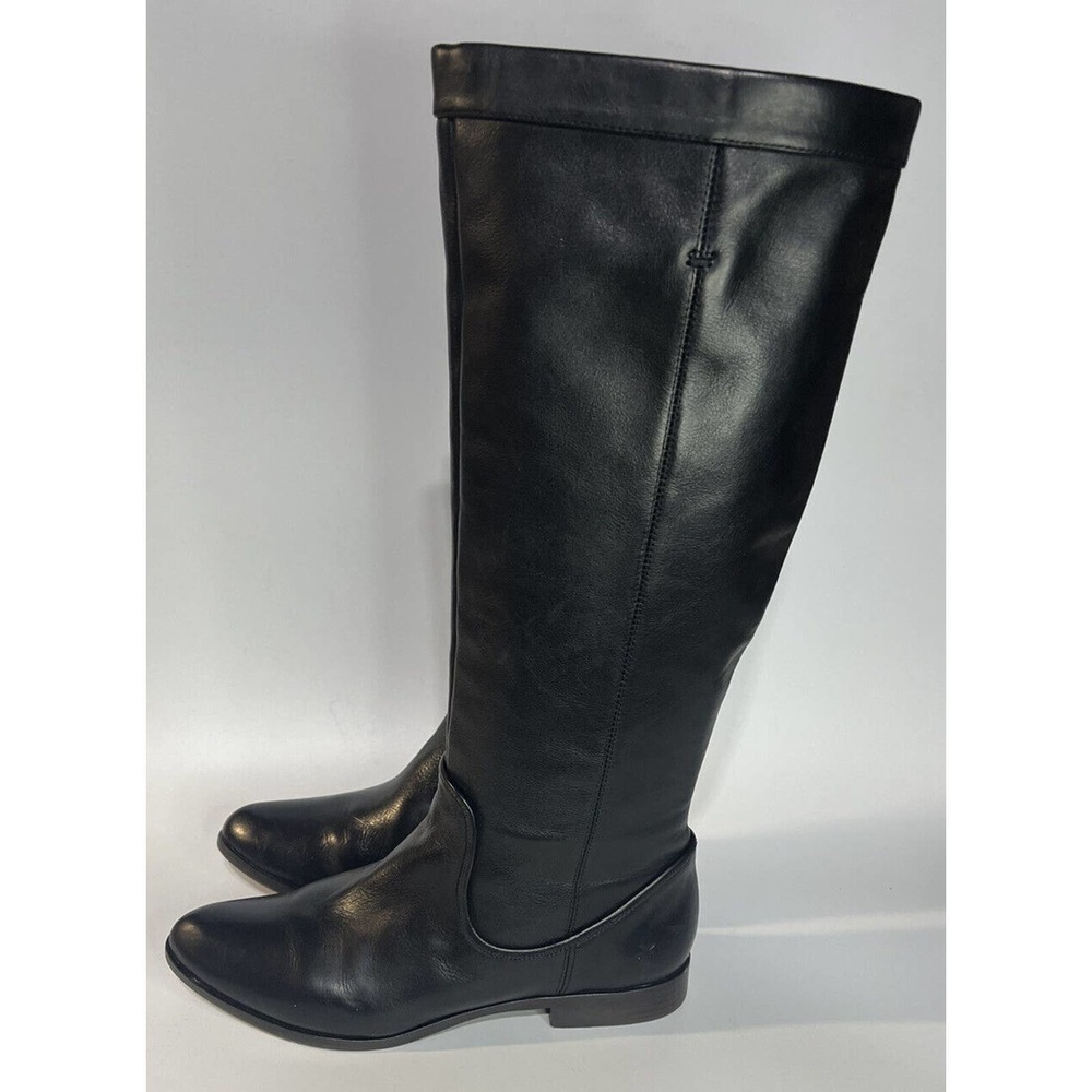 Frye Cindy Slouch Black Leather Knee Boot Women's Size 6.5 M. With Box. 77968